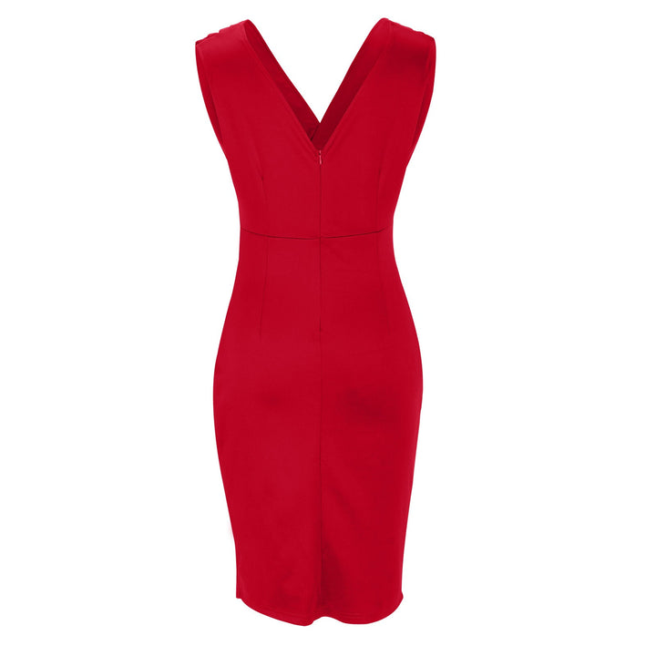 Zoe | Elegant Scarlet Wrap Dress