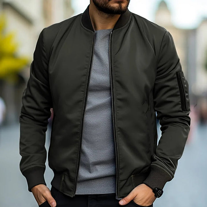 William | Modern Edge Bomber Coat