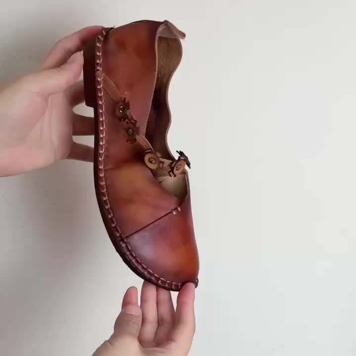 Camila | Comfortable Retro Orthopedic Flat Shoes