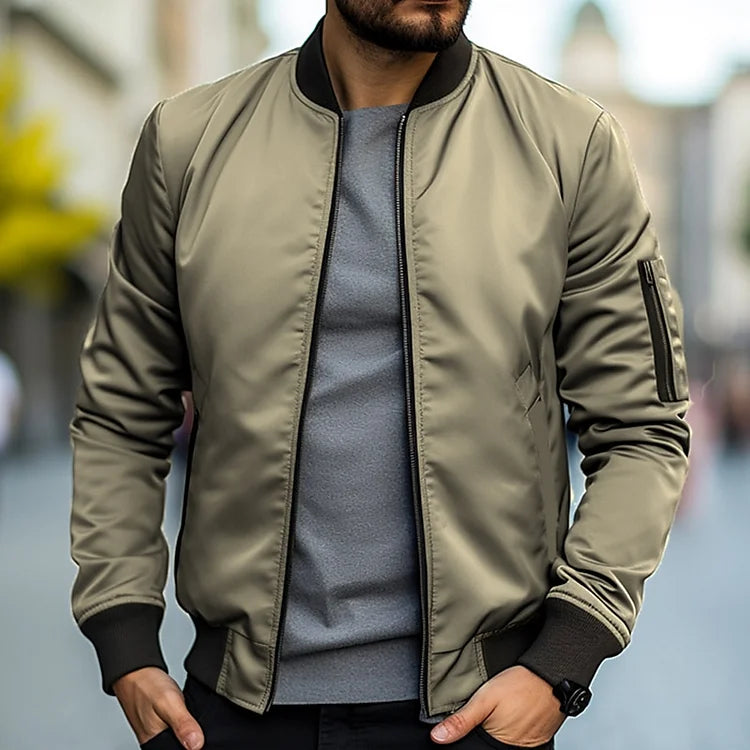 William | Modern Edge Bomber Coat