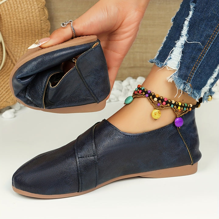 Leanne | Chic Retro-Inspired Orthopedic Comfort Flats