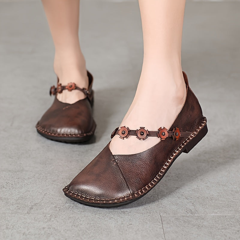 Camila | Comfortable Retro Orthopedic Flat Shoes