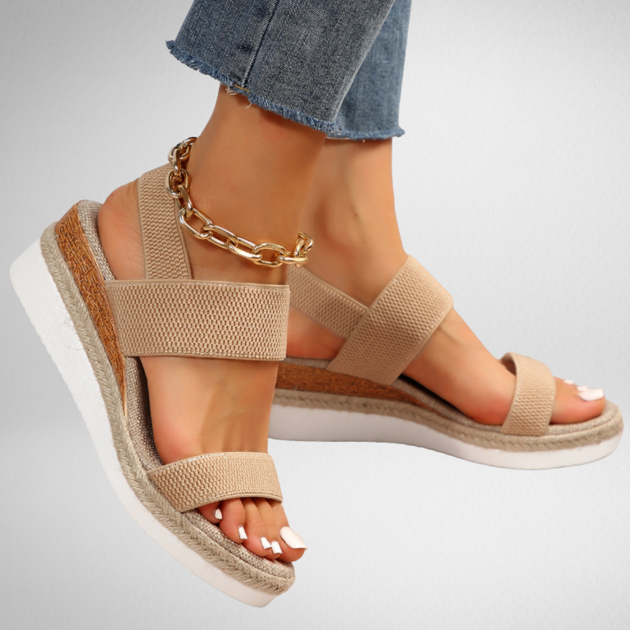 Eliana | Stylish All-Day Ease Wedge Sandals