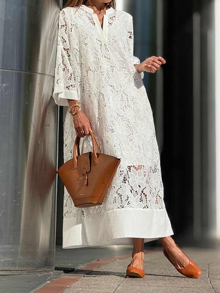 Linda | Comfy Lace Dress