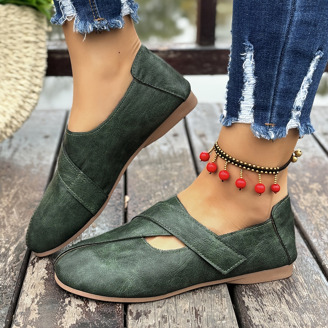 Leanne | Chic Retro-Inspired Orthopedic Comfort Flats