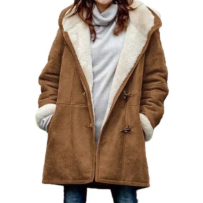 Salma | Cashmere Coat With Hood