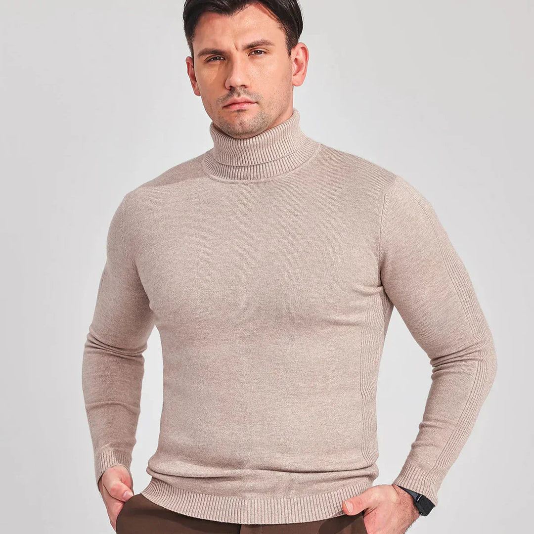 Adriano | Classic Muscle Fit Turtleneck Sweater