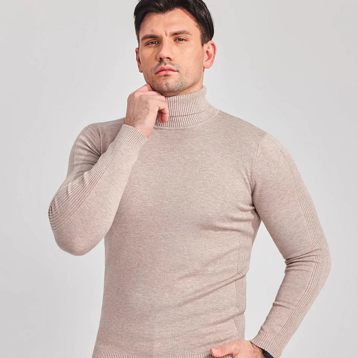 Adriano | Classic Muscle Fit Turtleneck Sweater