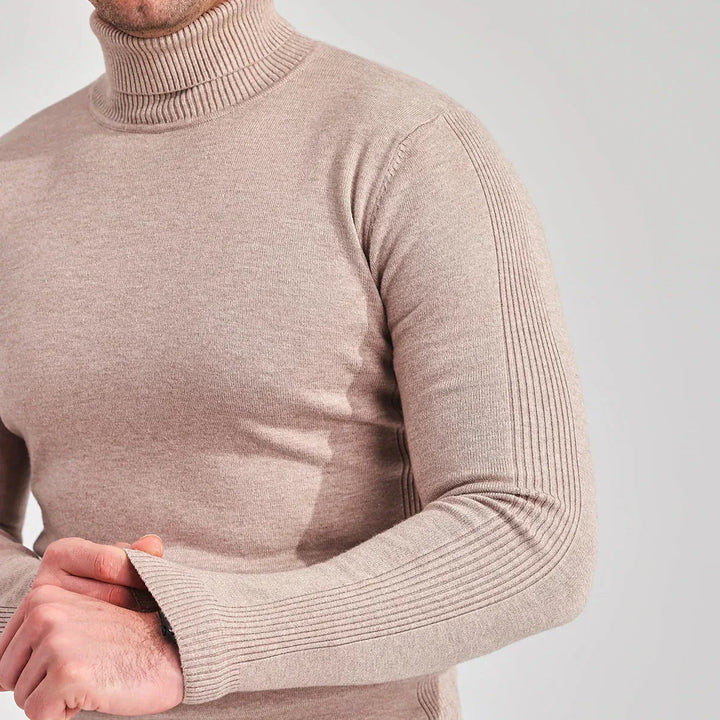 Adriano | Classic Muscle Fit Turtleneck Sweater