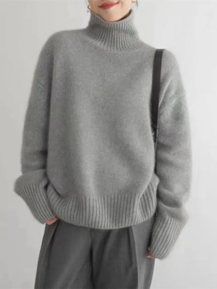 Alia | Cozy Cashmere Soft Turtleneck Sweater