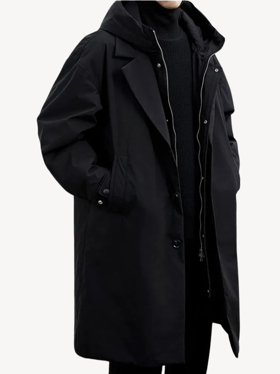 Marcus | Classic Hooded Trench Coat