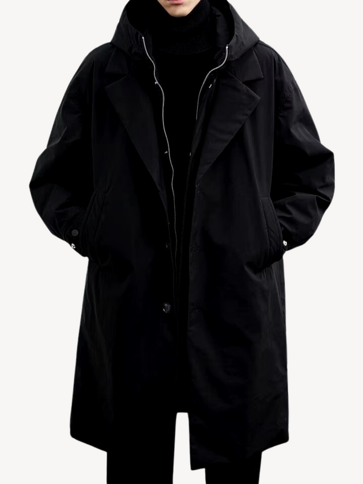 Marcus | Classic Hooded Trench Coat