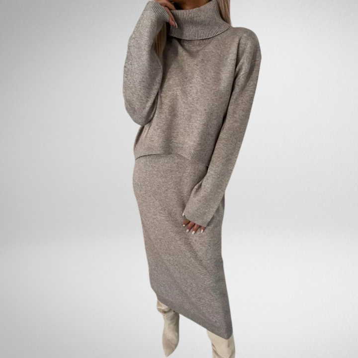 Joana | Dress with matching Turtleneck