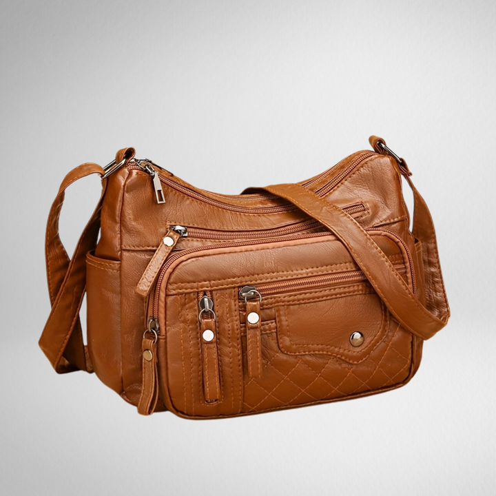 Vera | Multi Zipper Crossbody Bag