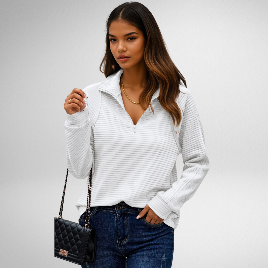 Viktoria | Elegant sweater with V-neck