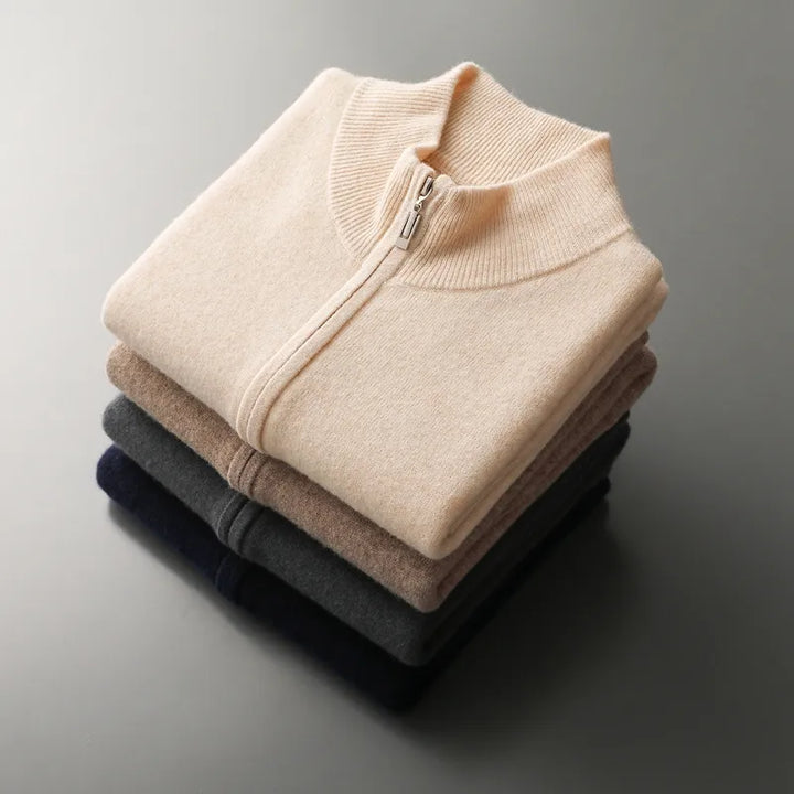 Elias | Premium Cashmere Zipper Sweater