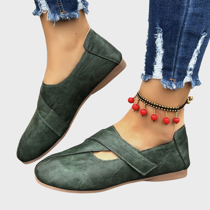 Leanne | Chic Retro-Inspired Orthopedic Comfort Flats