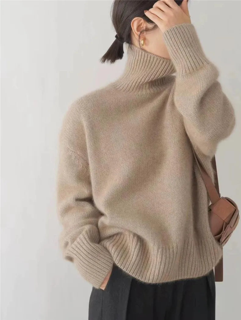 Alia | Cozy Cashmere Soft Turtleneck Sweater