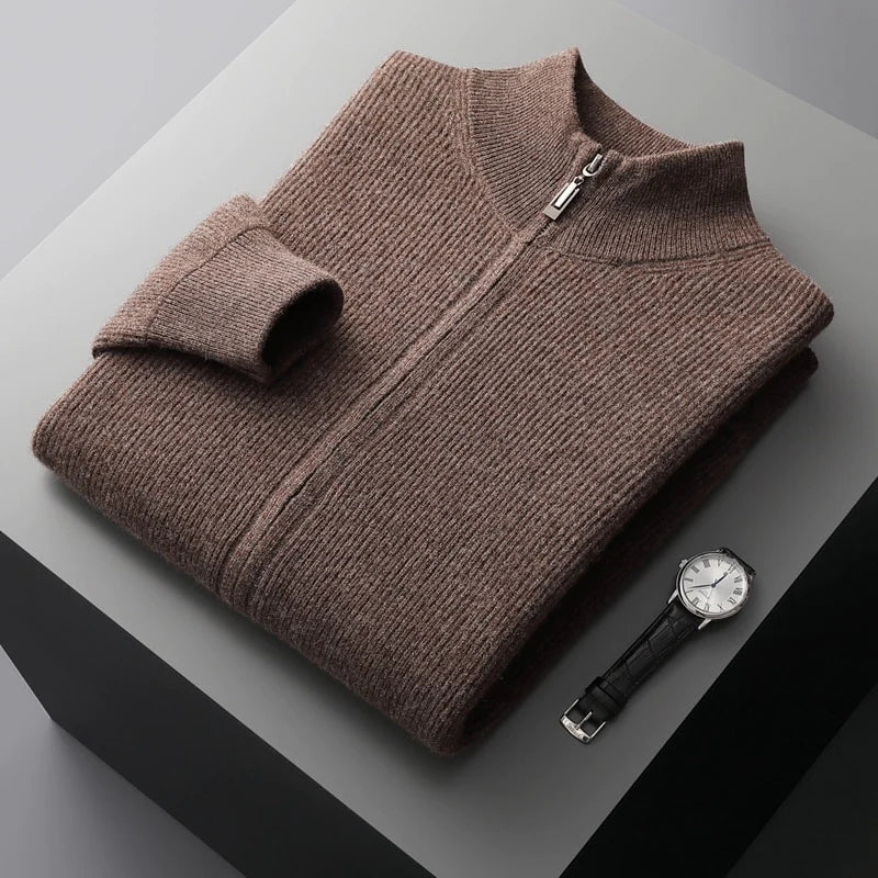 Elias | Premium Cashmere Zipper Sweater