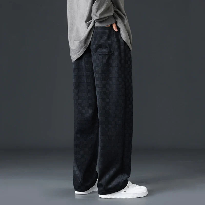 Daniel | Checkered Corduroy Sweatpants