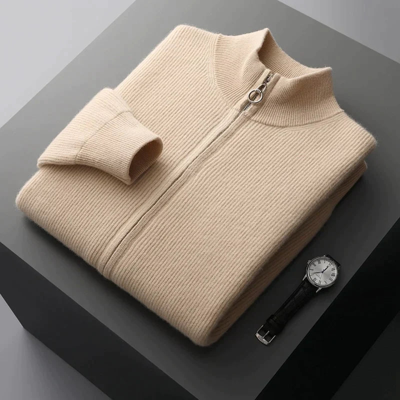 Elias | Premium Cashmere Zipper Sweater