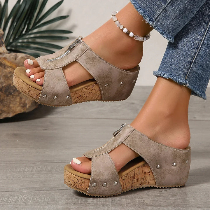 Natasha | Orthopedic Wedge Sandals