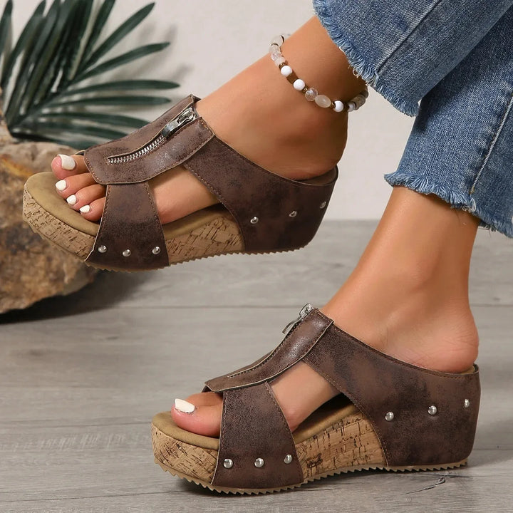 Natasha | Orthopedic Wedge Sandals