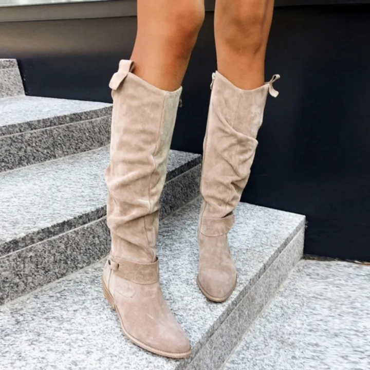 Grace | Elegant Soft Suede Boots