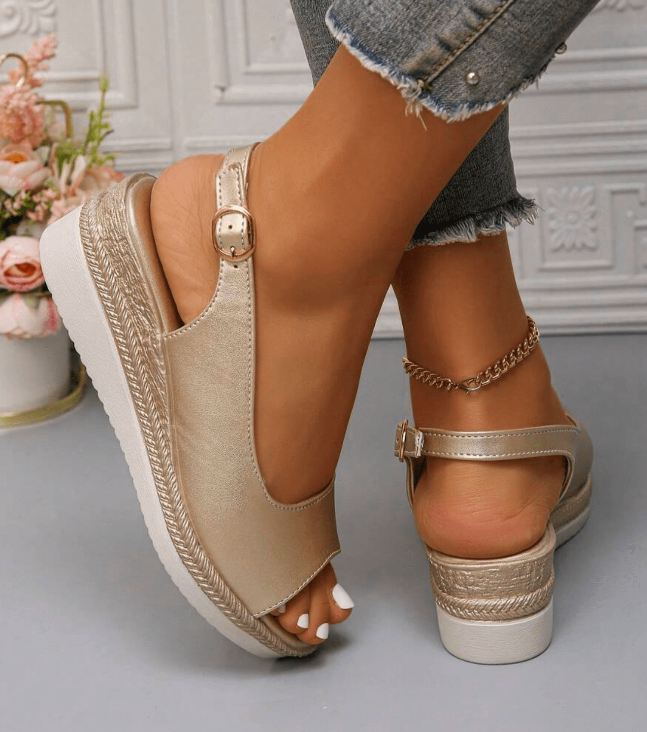 Sasha | Supportive Step Sandals