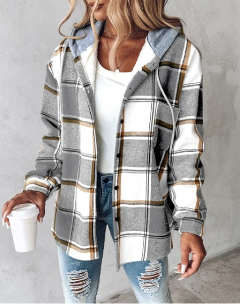 Helga | Flannel Jacket