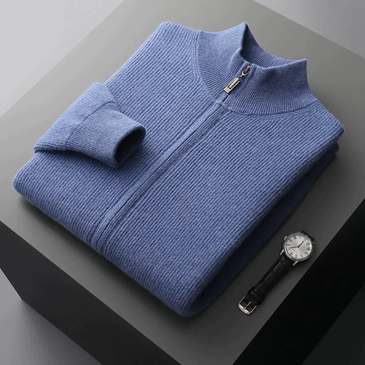 Elias | Premium Cashmere Zipper Sweater