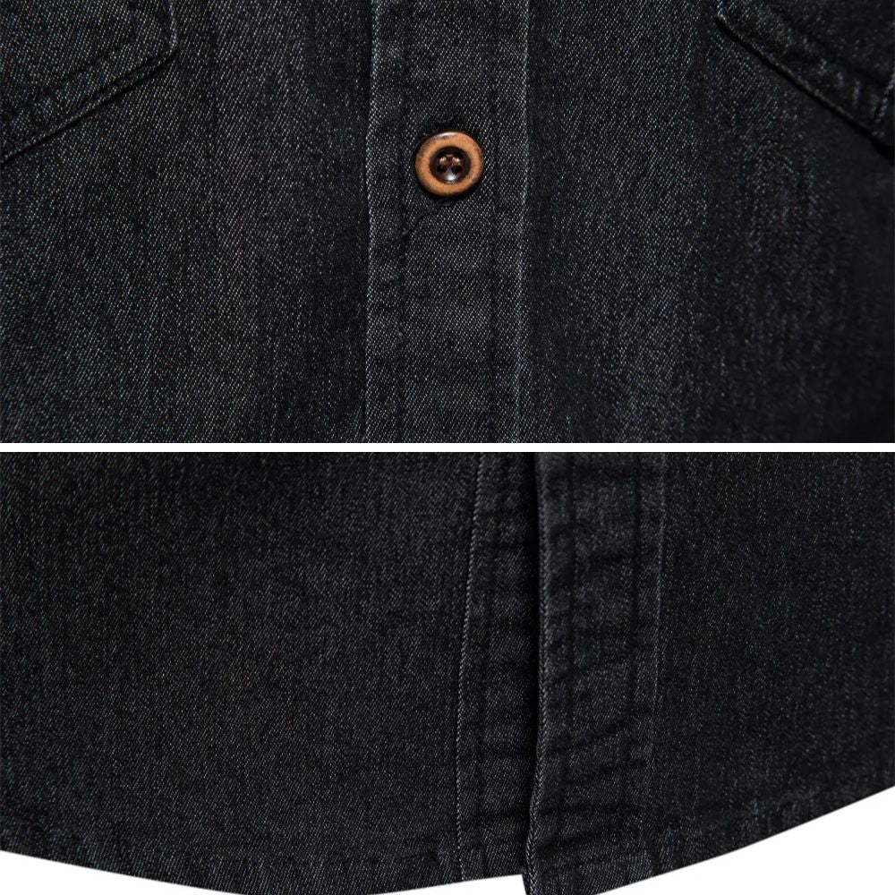 Wane | Cotton Denim Shirt For Men