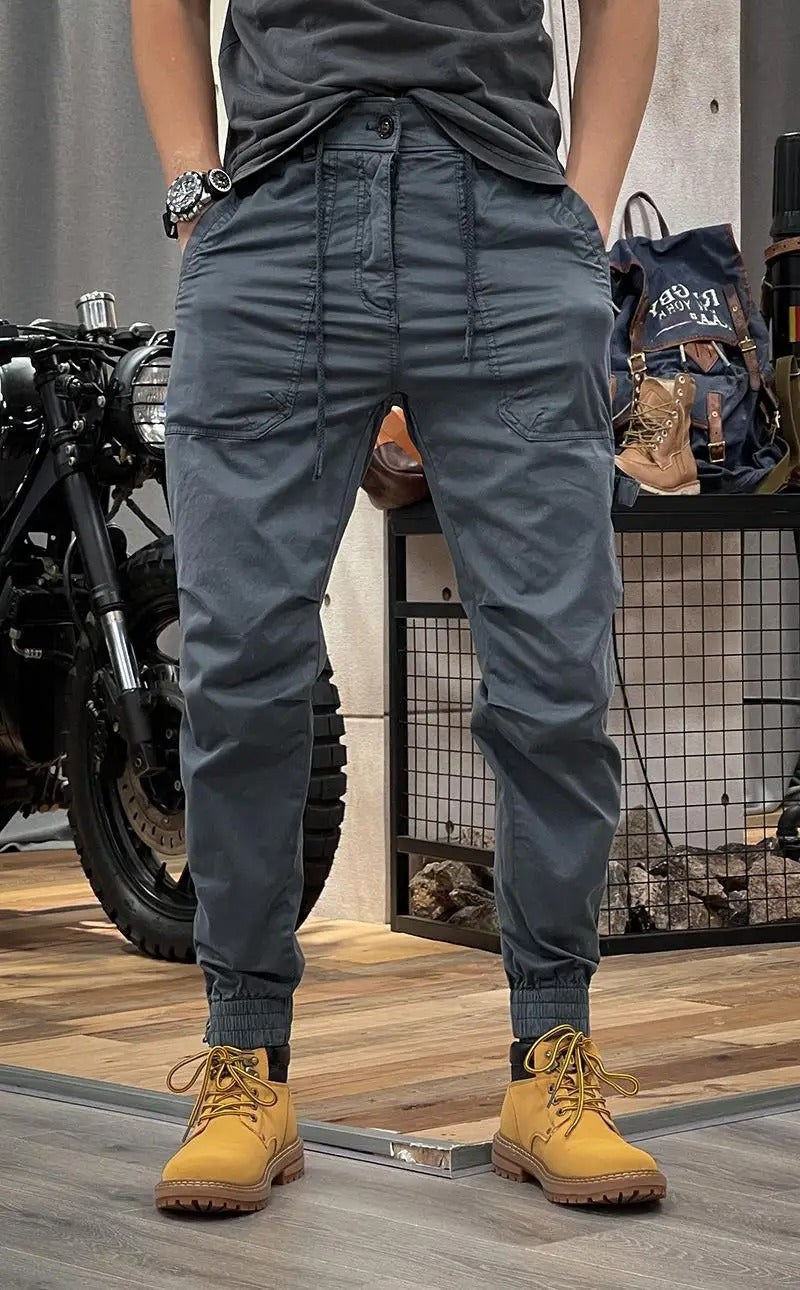 Mariano | Modern Rugged Style Elastic Cargo Pants