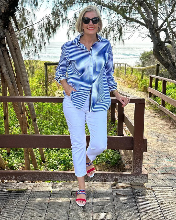 Margareth | Casual Striped Shirt