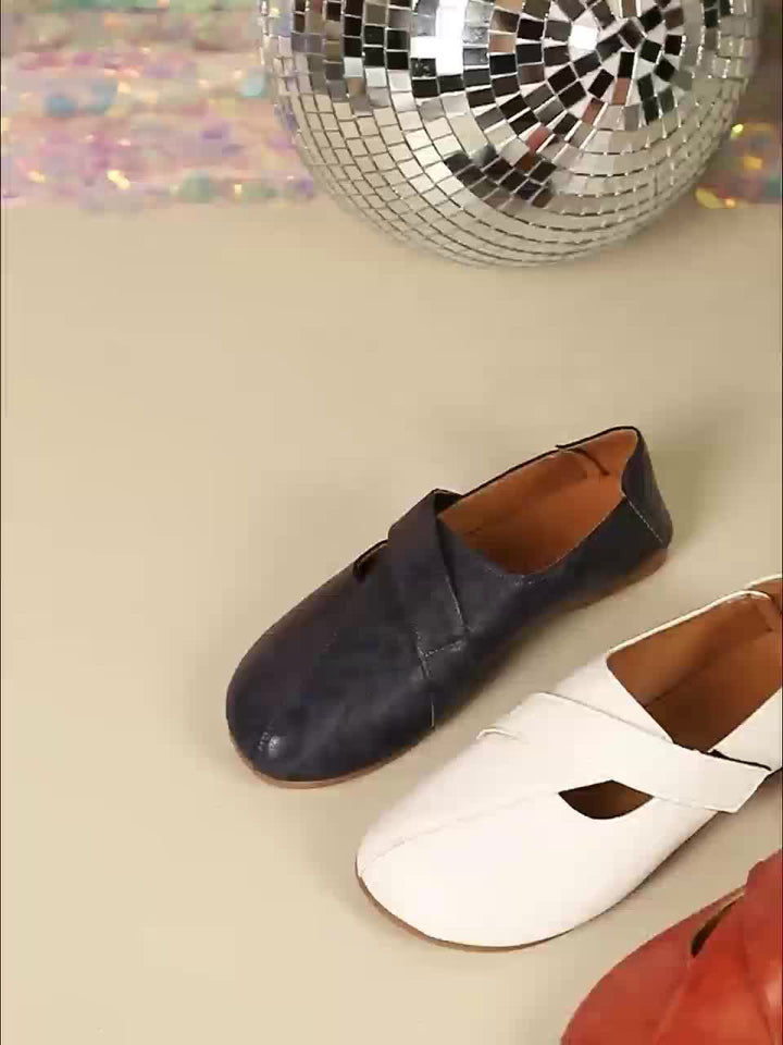 Leanne | Chic Retro-Inspired Orthopedic Comfort Flats