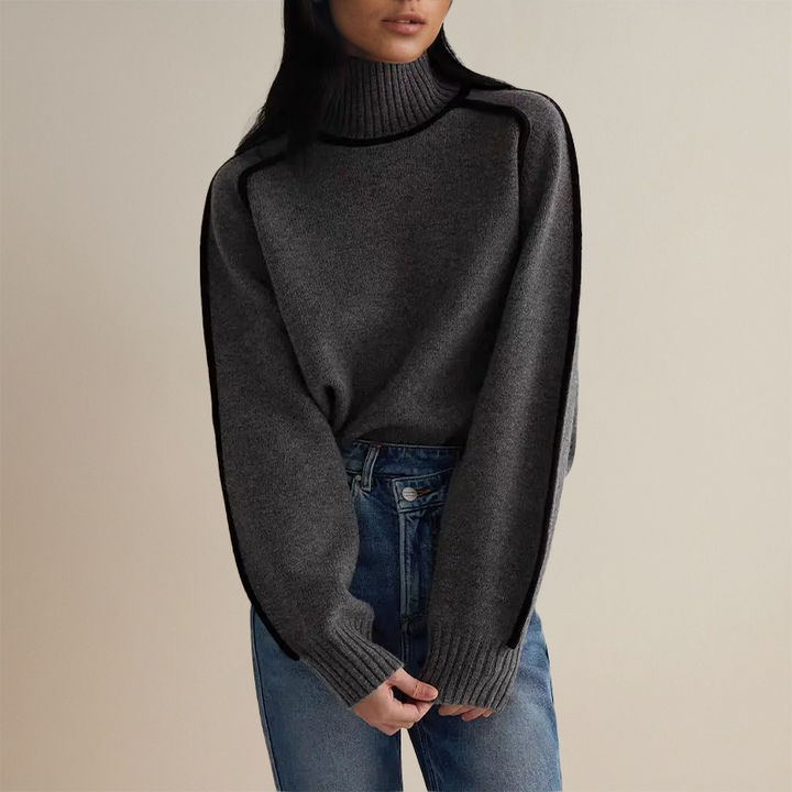 Adela | Cashmere Overzied Couture Turtleneck Sweater