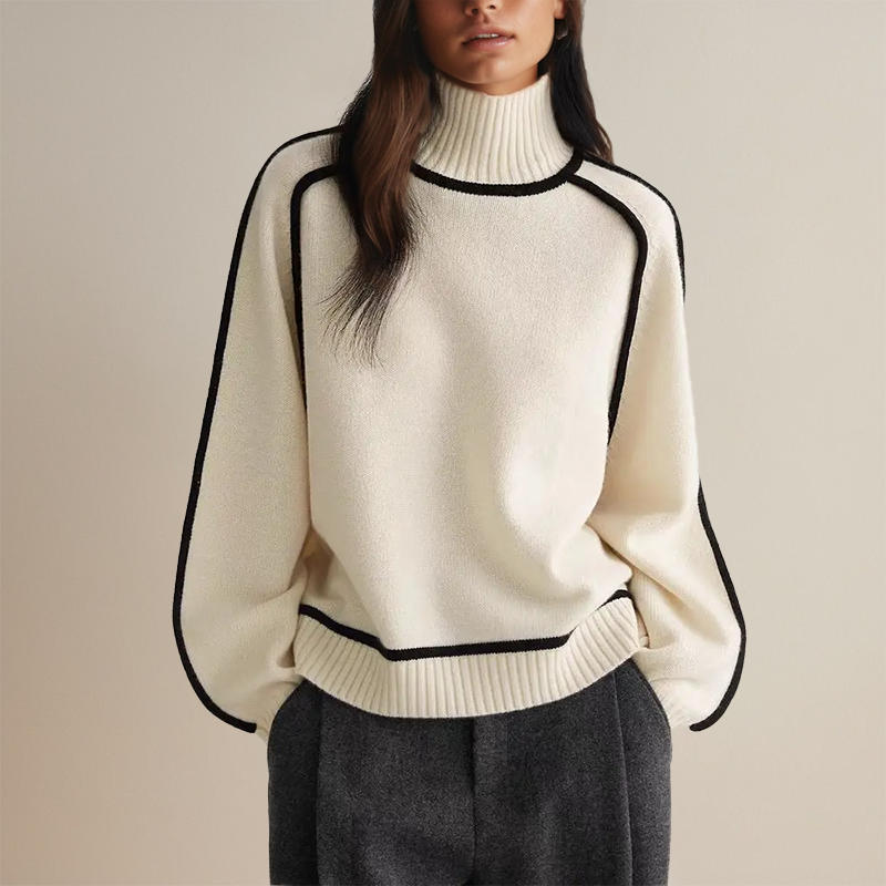 Adela | Cashmere Overzied Couture Turtleneck Sweater