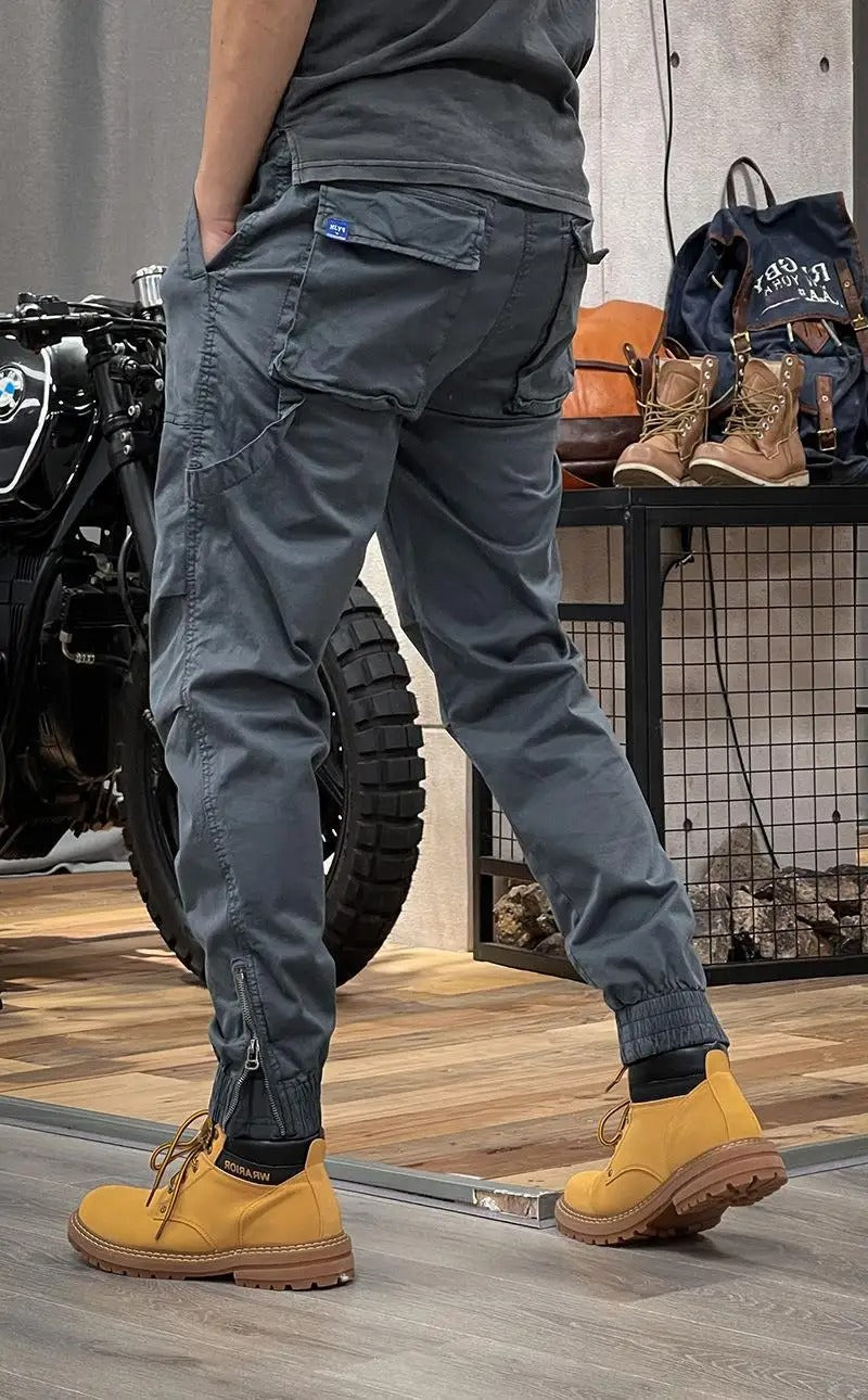 Mariano | Modern Rugged Style Elastic Cargo Pants