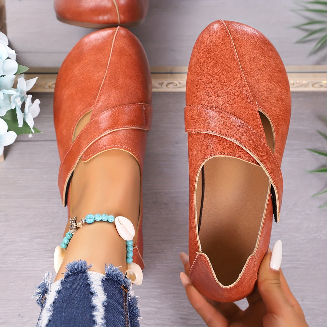 Leanne | Chic Retro-Inspired Orthopedic Comfort Flats