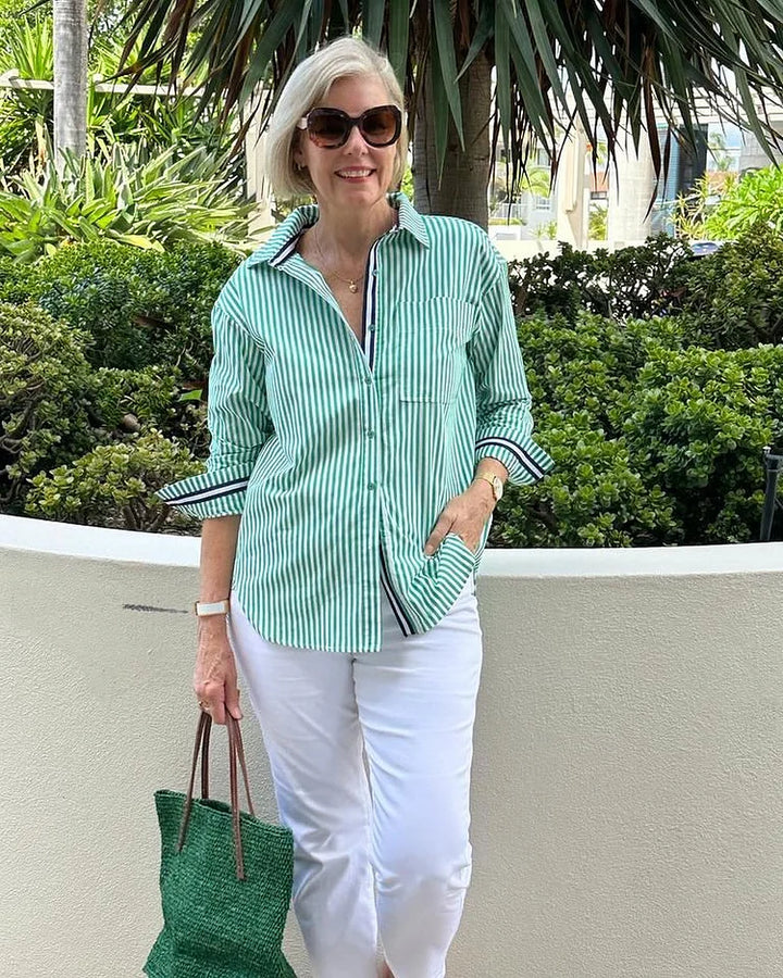 Margareth | Casual Striped Shirt