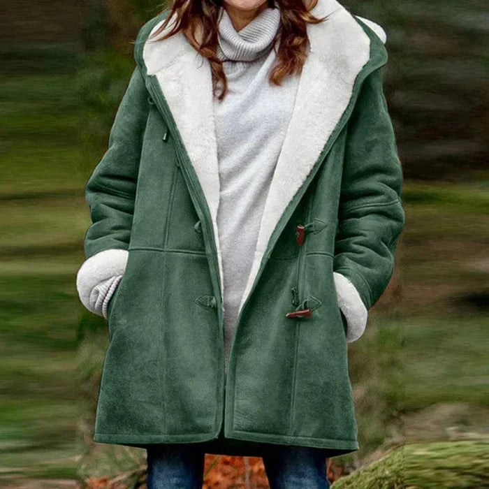 Salma | Cashmere Coat With Hood