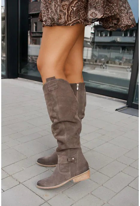 Grace | Elegant Soft Suede Boots