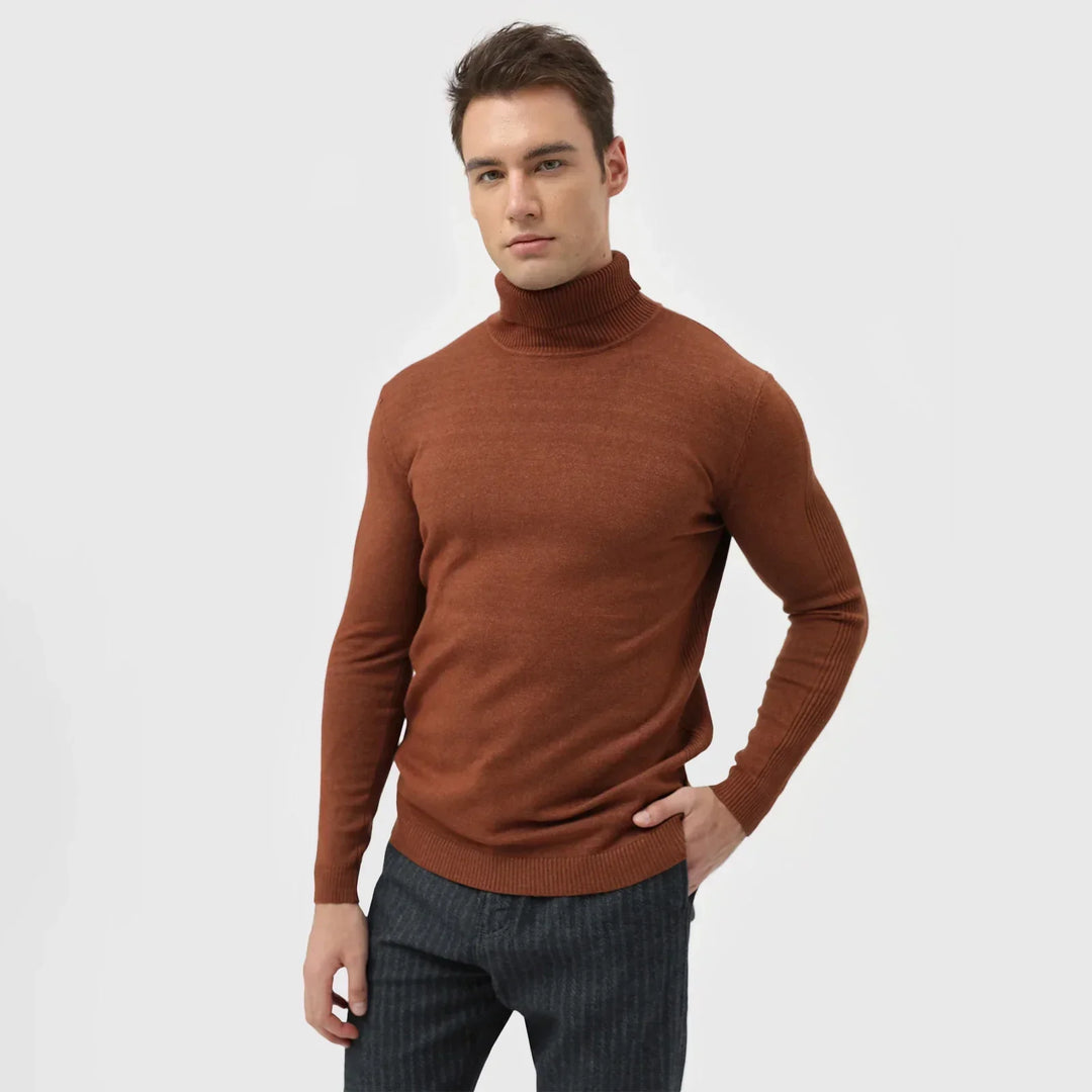 Adriano | Classic Muscle Fit Turtleneck Sweater