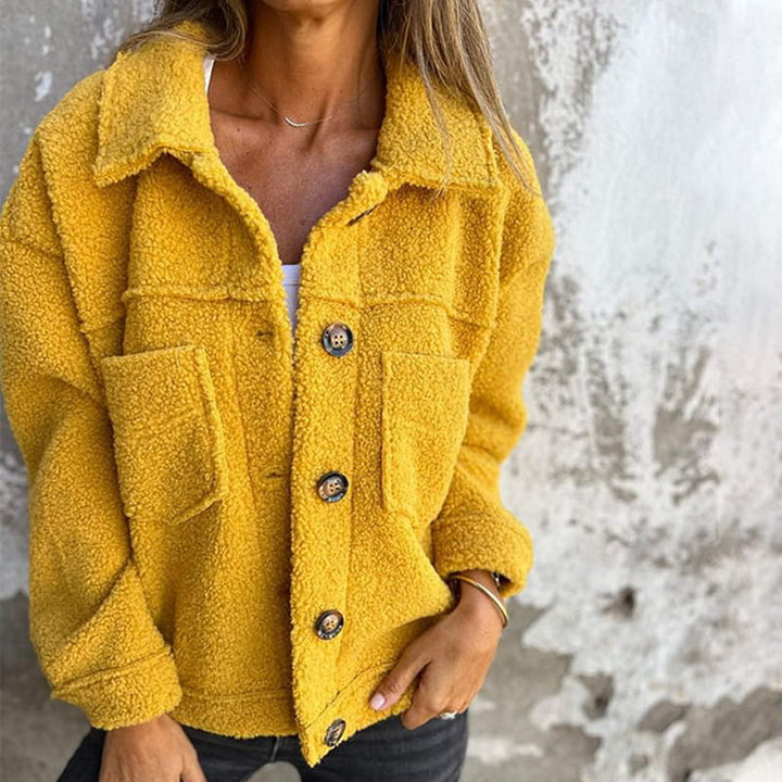 Alena | Women's Cozy Plush Reversible Jacket