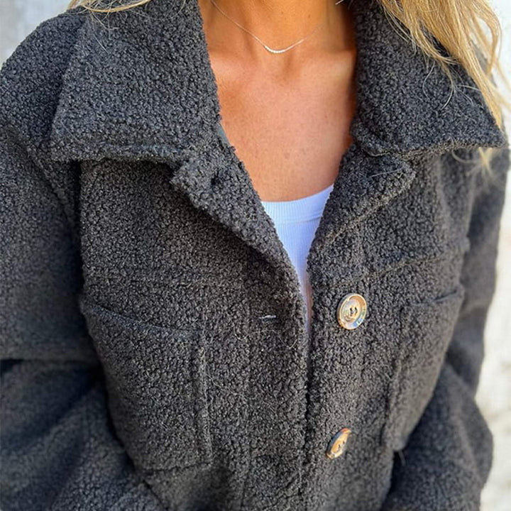 Alena | Women's Cozy Plush Reversible Jacket