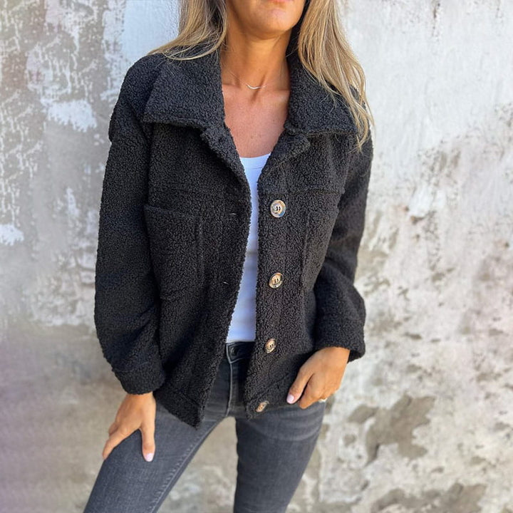 Alena | Women's Cozy Plush Reversible Jacket